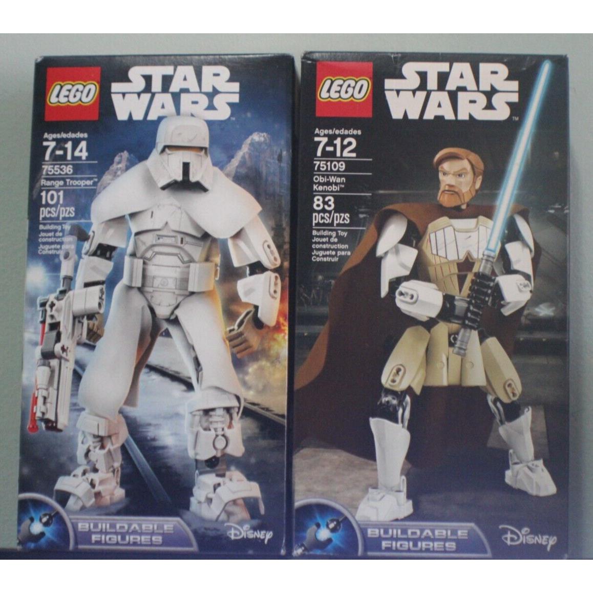 2 Vintage Lego Star Wars Buildable Figures 75536 75109