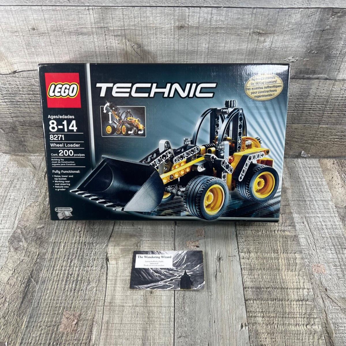 Lego Technic 8271 Wheel Loader Semi Truck Nisb Toy Construction