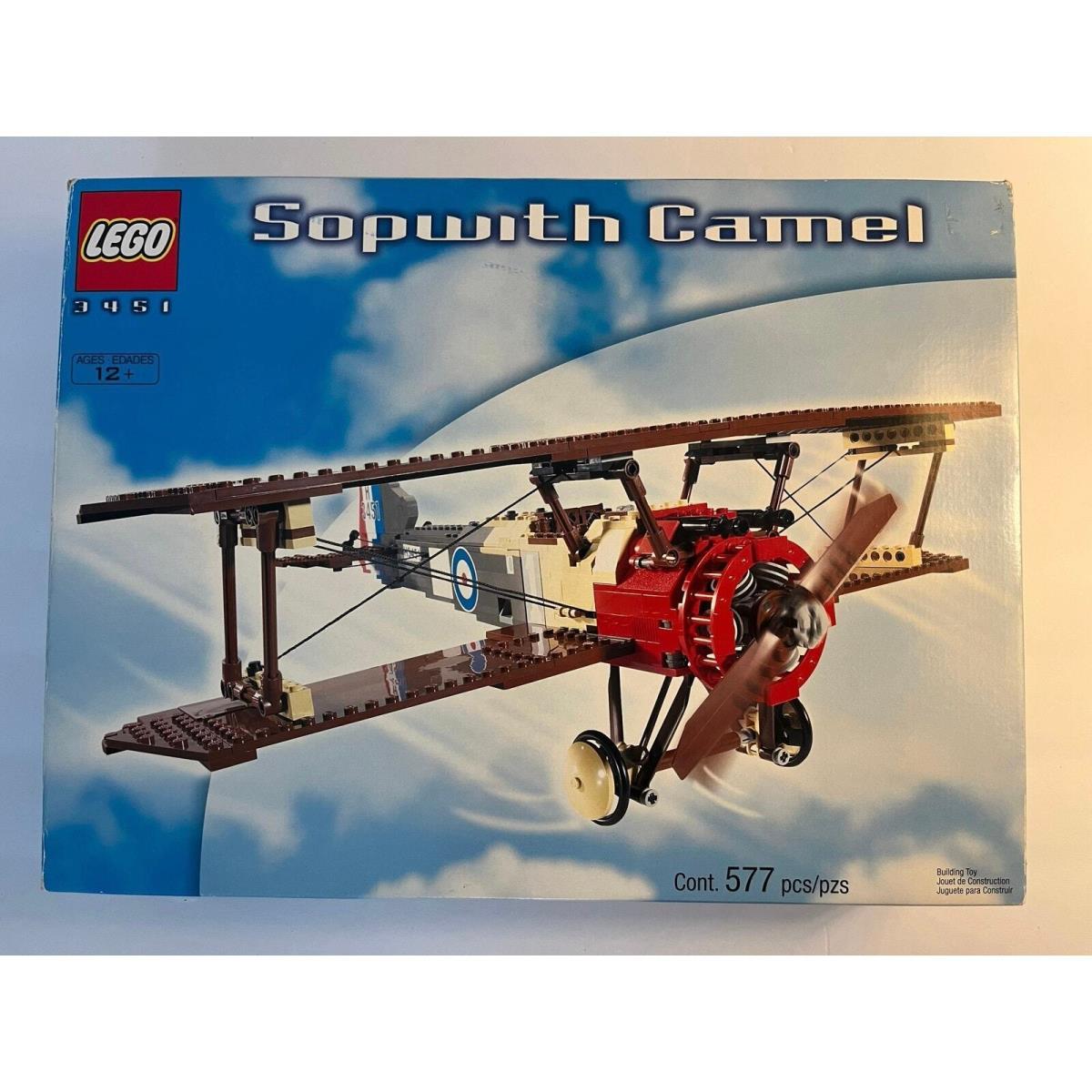 Lego Sopwith Camel 3451 Creator Expert 2001 Advanced Models Retired