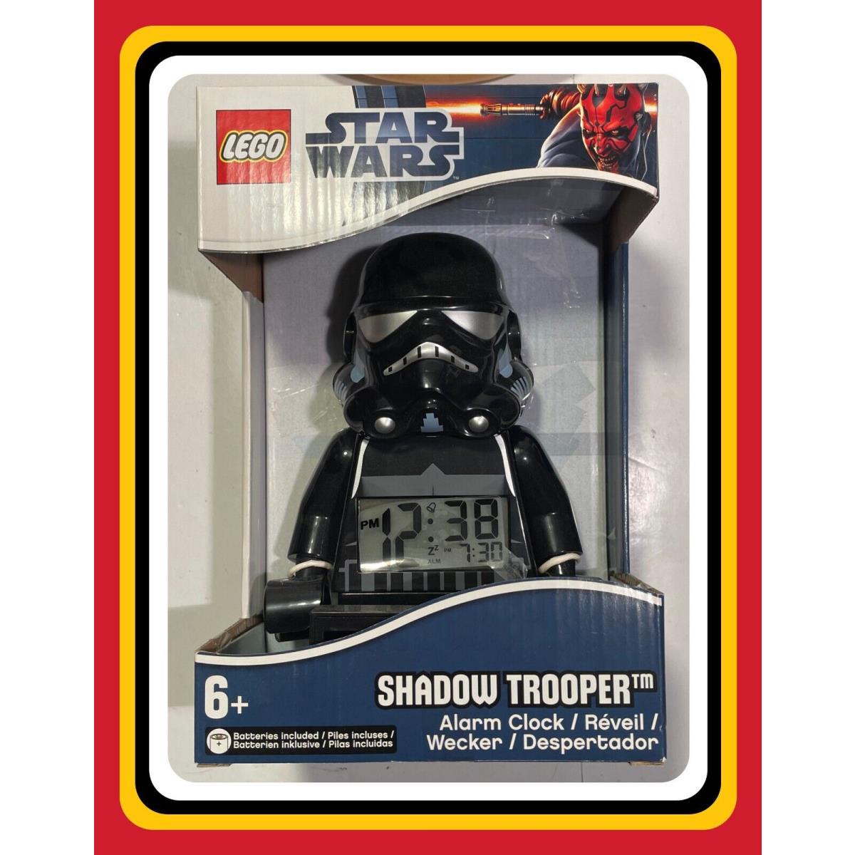 Star Wars Shadow Trooper 2012 Lego Figure Light-up Alarm Clock 9 Rare