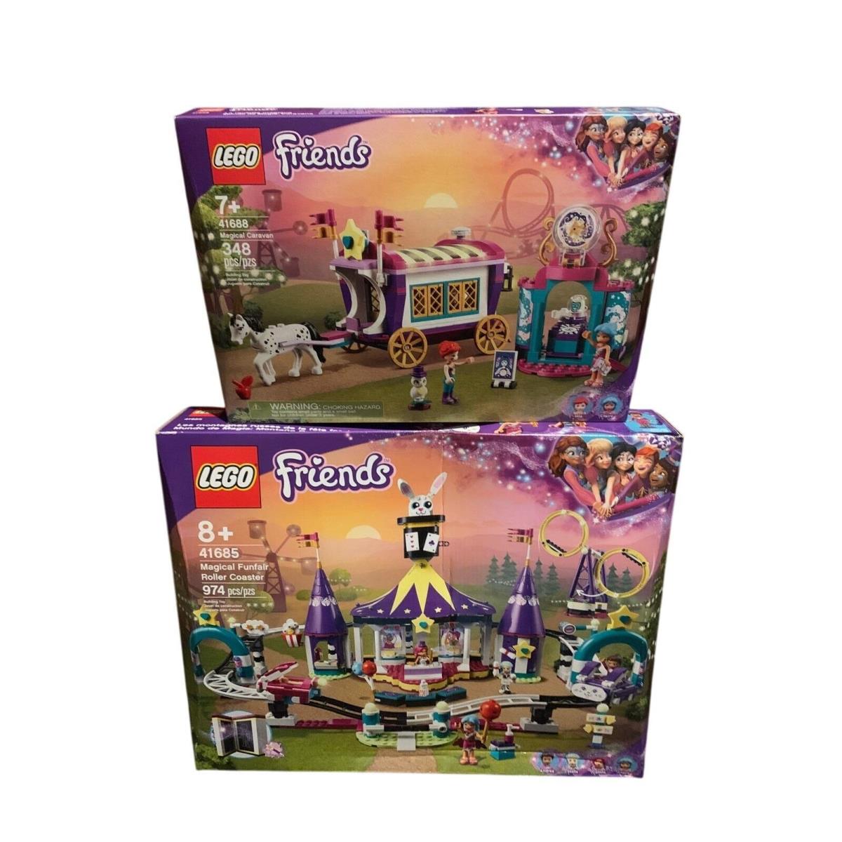 Magical Funfair Roller Coaster Lego Friends Set 41685 Magical Caravan 41688