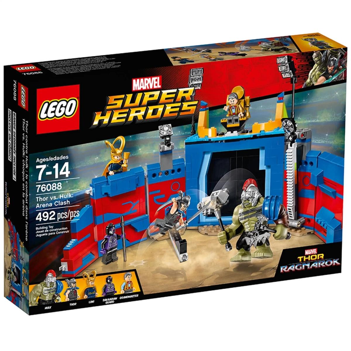 Lego Thor Vs. Hulk: Arena Clash 76088 Super Heroes Minifigure Building Set