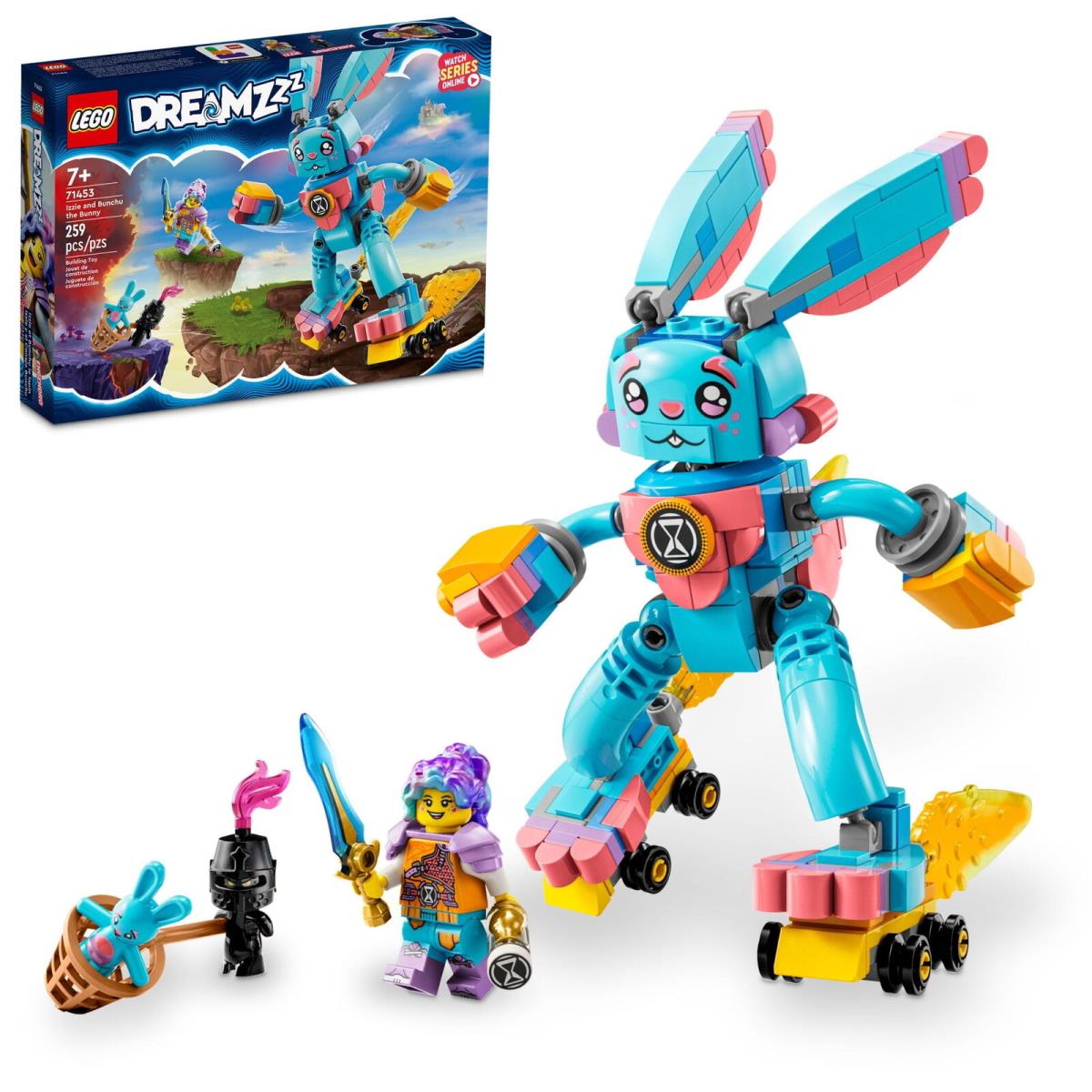 Lego Dreamzzz Izzie and Bunchu The Bunny Building Toy Set 2 Ways to Build Bunch