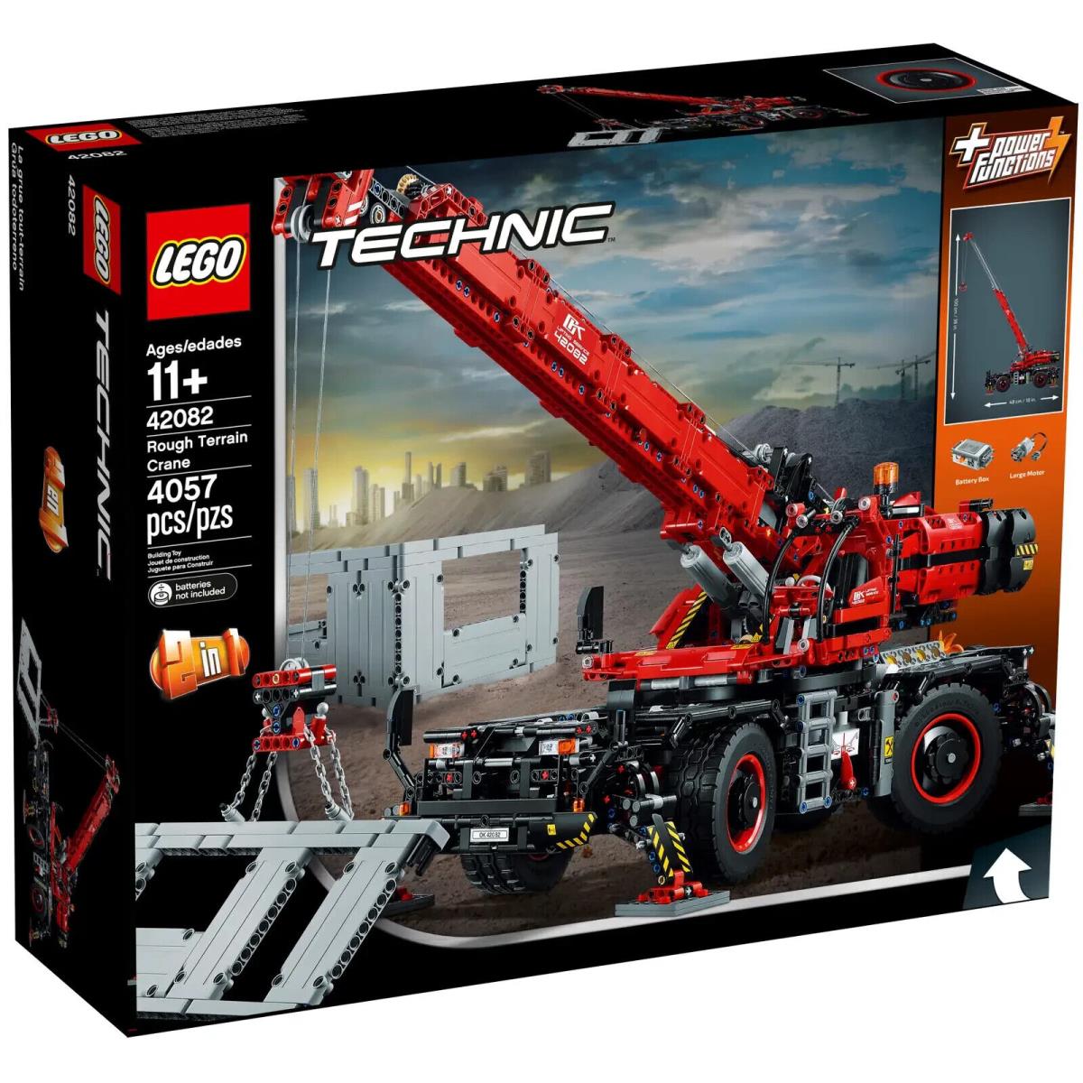 Lego Technic Rough Terrain Crane 42082 Building Kit Gift Set Factory