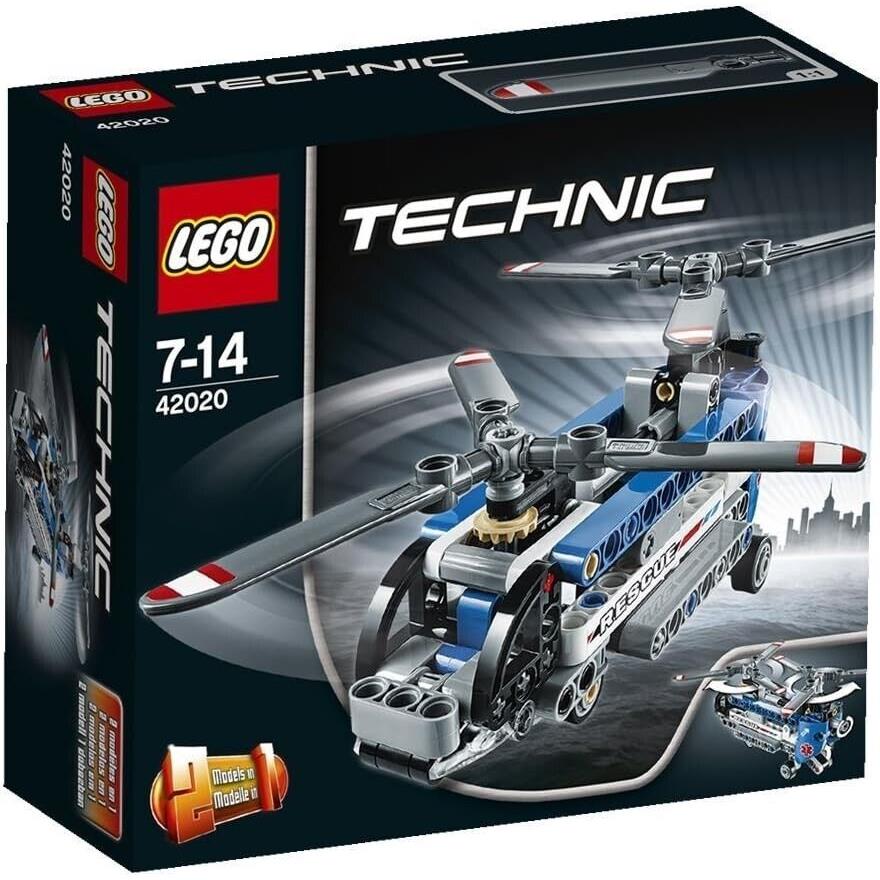 Lego Twin-rotor Helicopter 42020 Technic Building Set