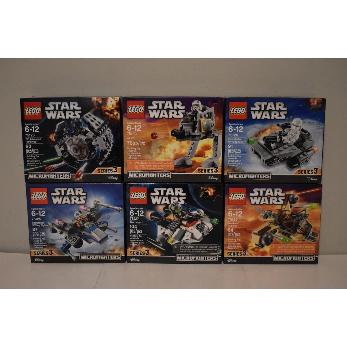 Lego Star Wars Microfighters Series 3 75125 75126 75127 75128 75129 75130