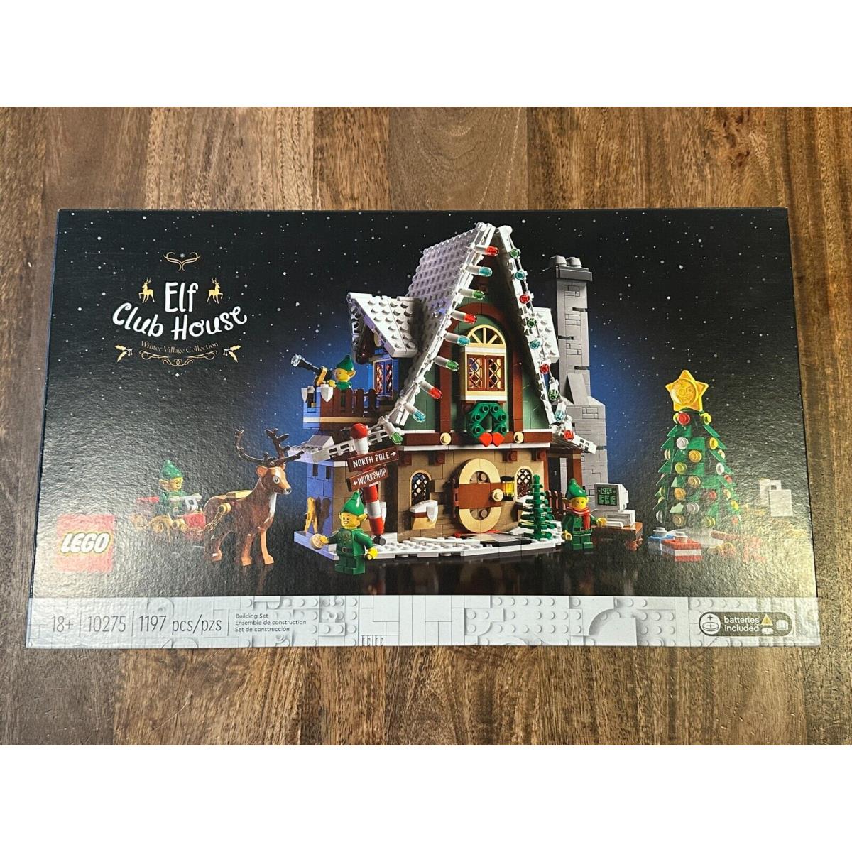 Lego 10275: Elf Club House Winter Christmas Village - - Retired