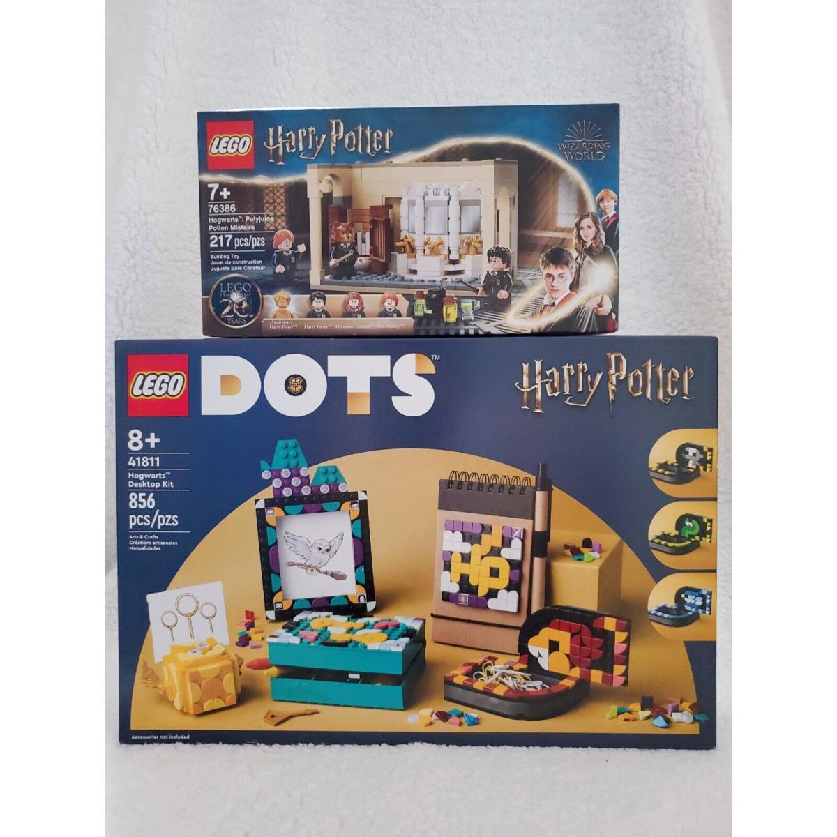 Lego Harry Potter 76386 Hogwarts Polyjuice Potion Mistake 41811 Dots Desktop Kit