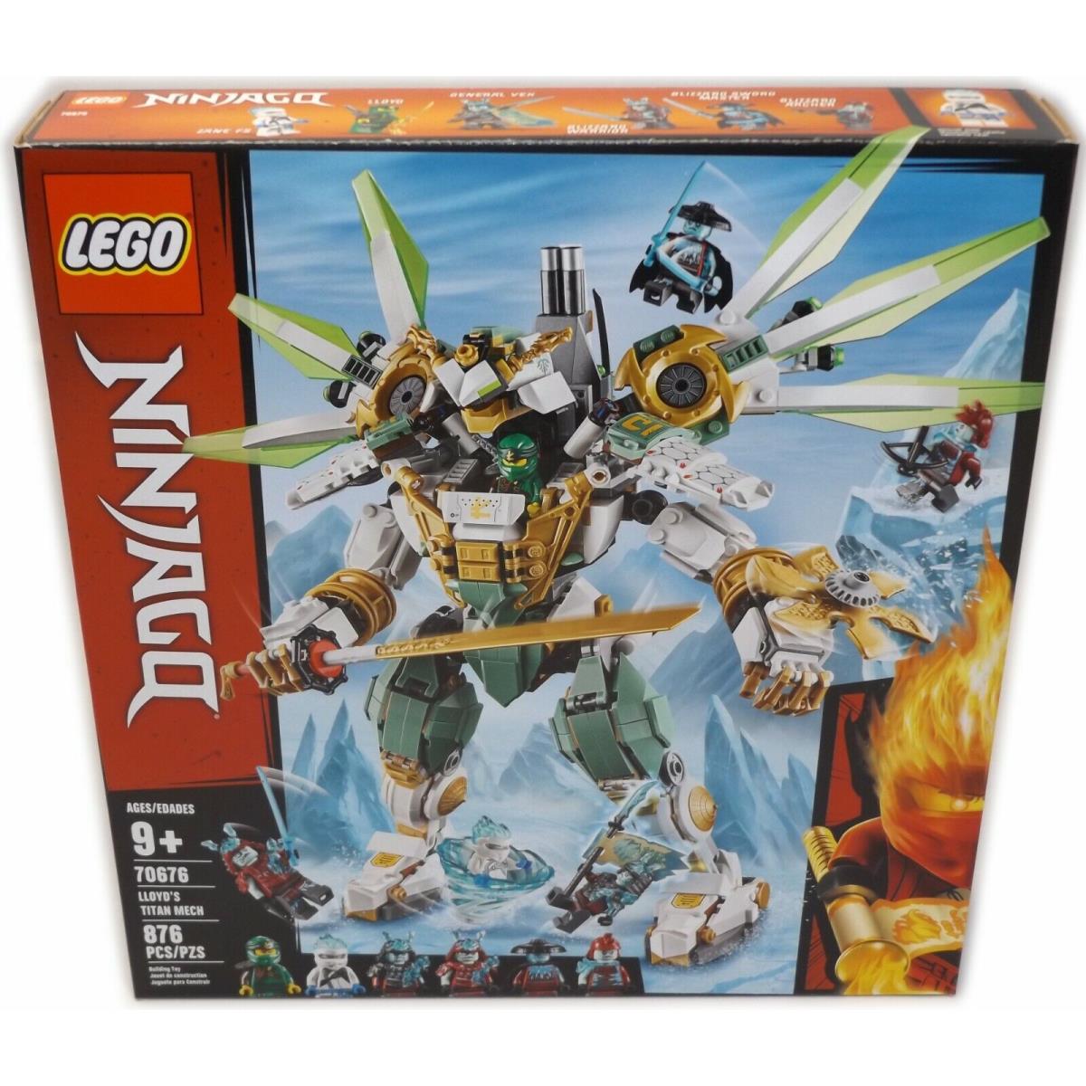 Lego 70676 Lloyd`s Titan Mech Ninjago Zane FS Ninja Vex Blizzard