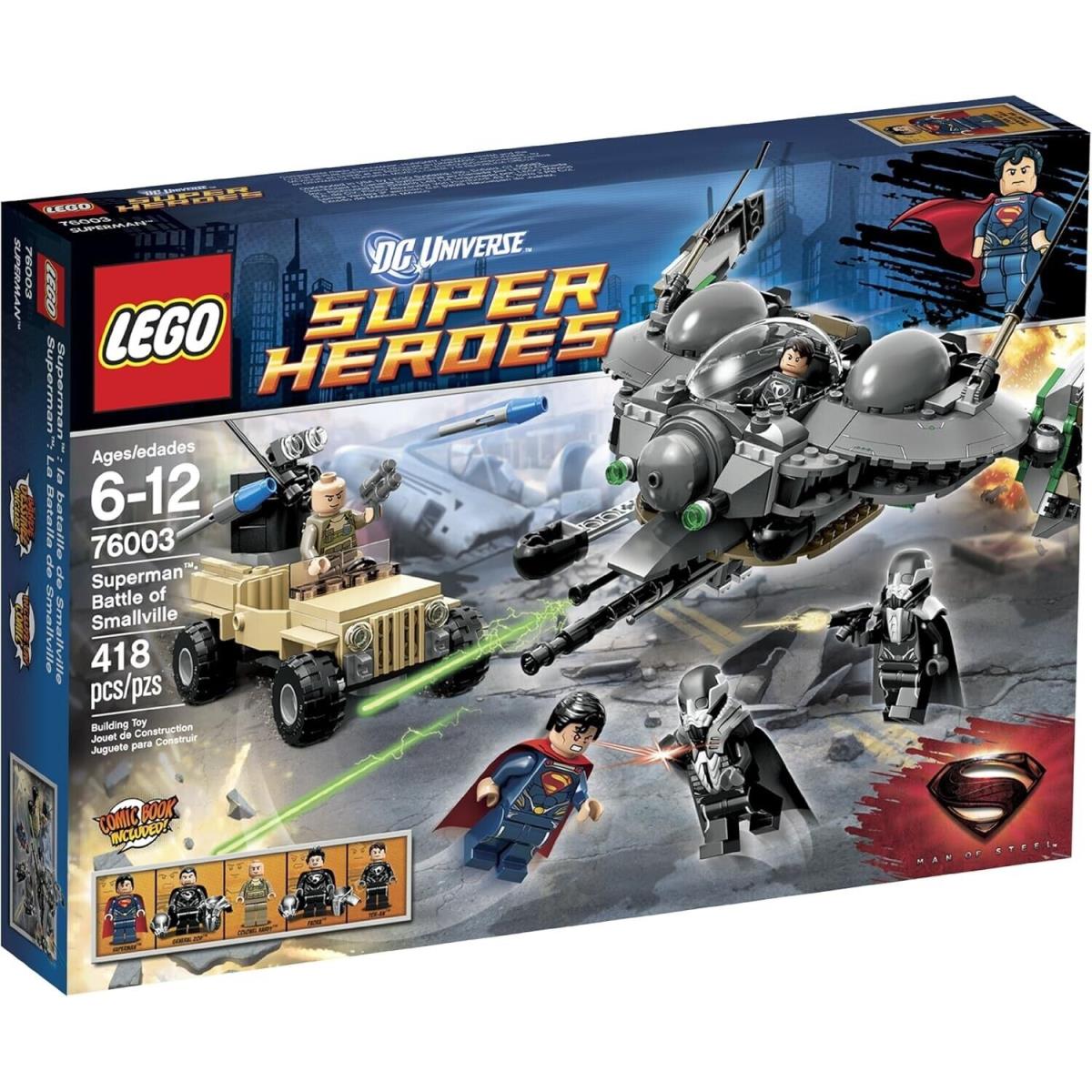 Lego Superman: Battle of Smallville 76003 Super Heroes Minifigure Building Set