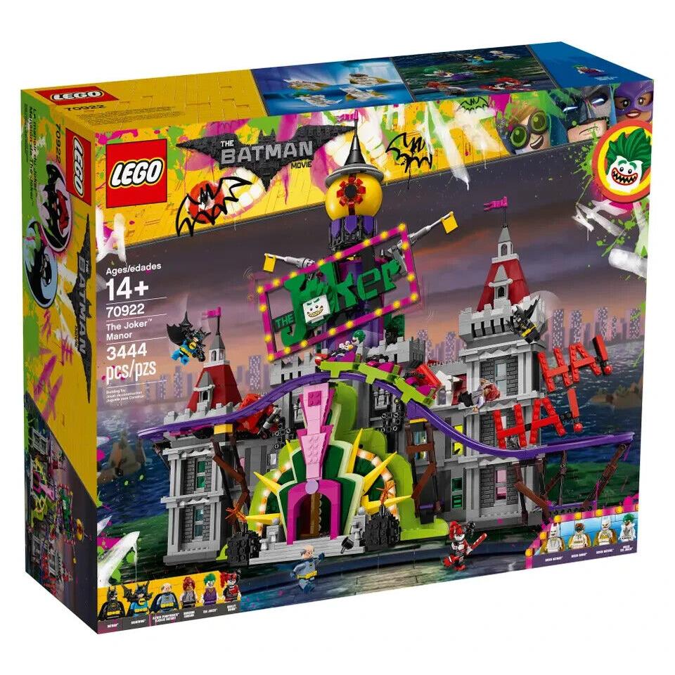 Lego The Joker Manor 70922 Super Heroes Minifigure Building Set