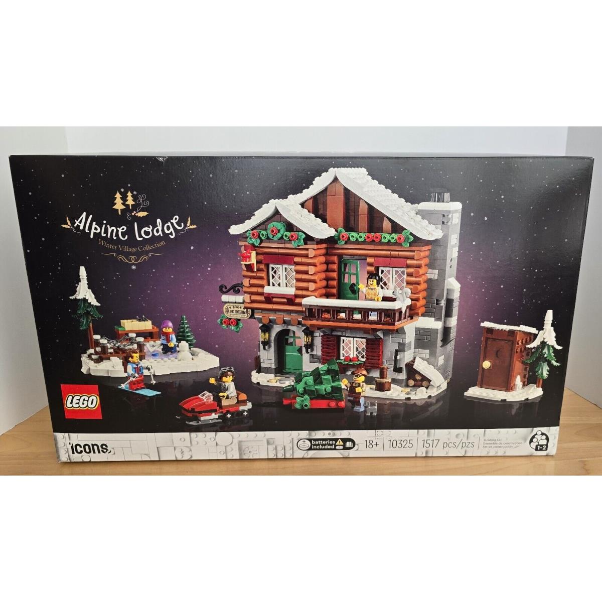 Lego Icons 10325 Alpine Lodge Winter Village Collection Age 18+