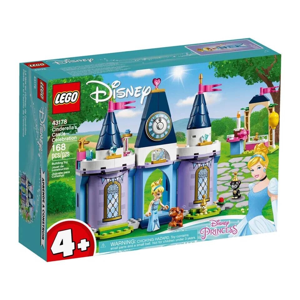 Lego Cinderella`s Castle Celebration 43178 Disney Minifigure Building Set