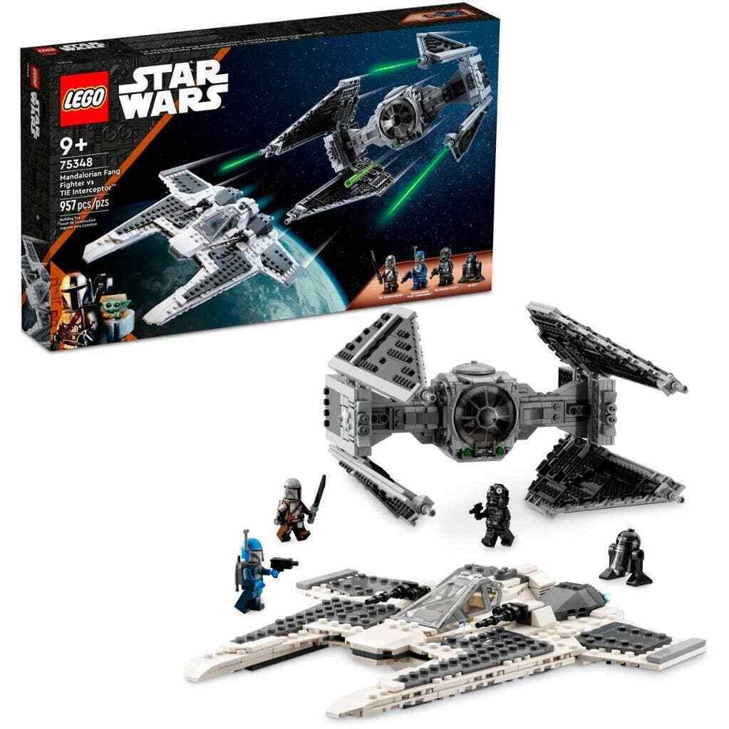 Lego - Star Wars Mandalorian Fang Fighter Vs. Tie Interceptor 75348