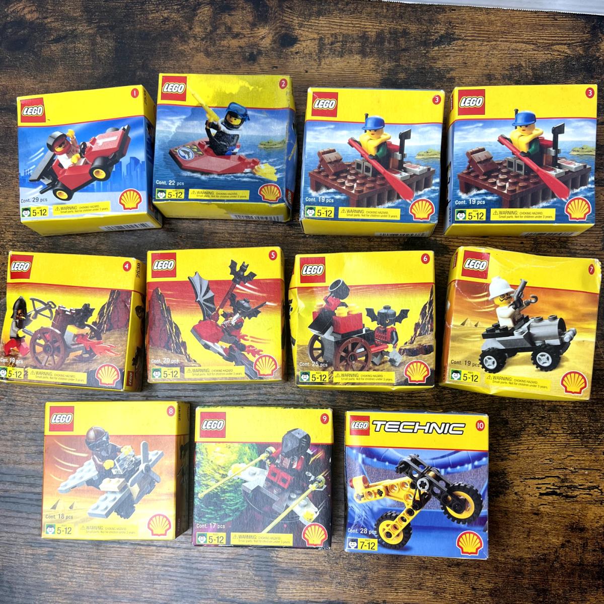 Lego Shell Promo Set 11 Retired and Rare Read Duplicates