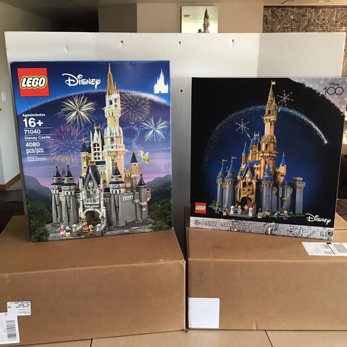 Lego Disney Collection 71040 Disney Castle 43222 Disney 100th Anniv Castle