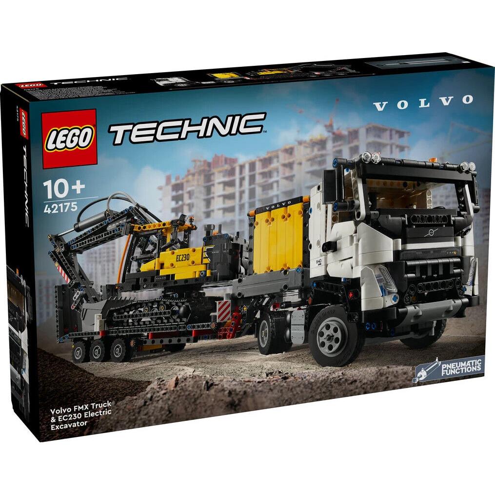 Lego Technic Volvo Fmx Truck EC230 Electric Excavator 42175 Building Toy Set