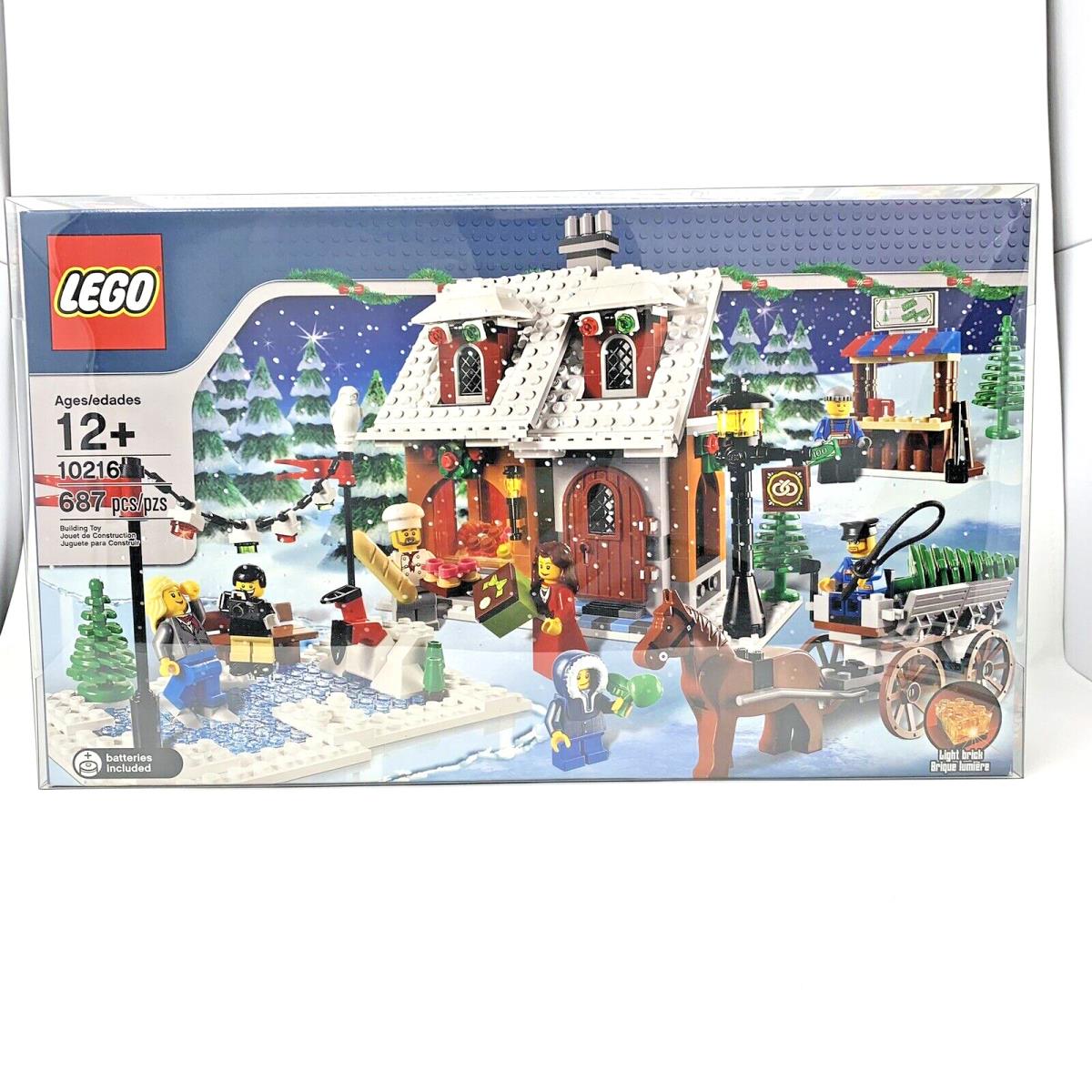 Lego Set 10216 Winter Village Bakery Advanced Model Protective Case