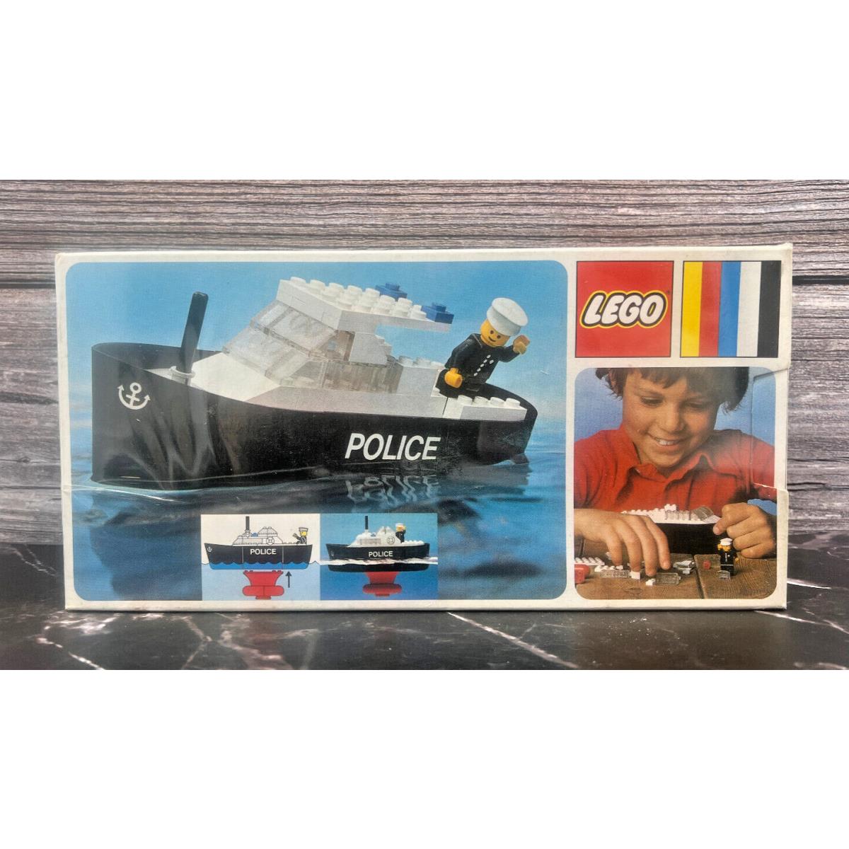 Box Vintage 1977 Lego 709 Police Boat. Nos Nib