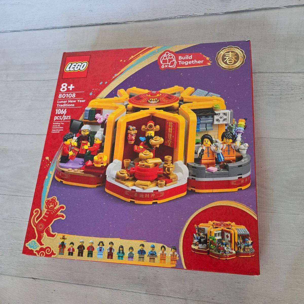 Lego Seasonal: Lunar Year Traditions 1066 Piece Box 80108 Building Toys