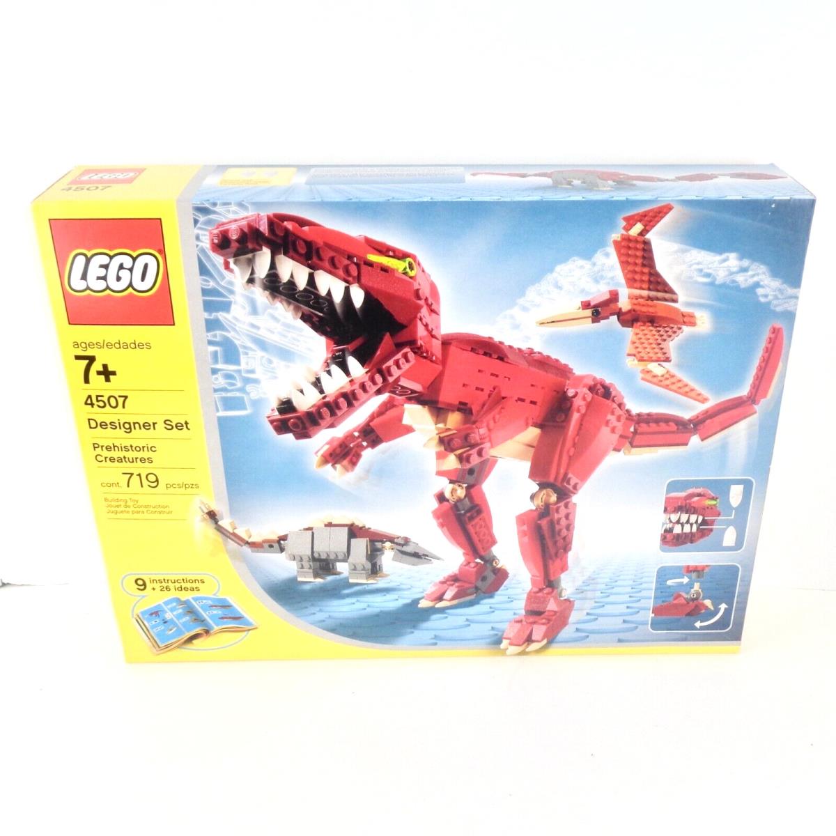 2004 Lego Designer Prehistoric Creatures 4507 Dinosaur Set