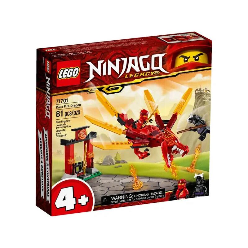 Lego Kai`s Fire Dragon 71701 Ninjago Minifigure Building Set