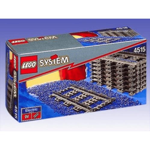 Lego Straight Rails 4515 Train Minifigure Building Set