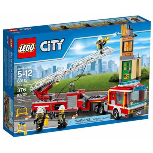 Lego Fire Engine 60112 Town Minifigure Building Set