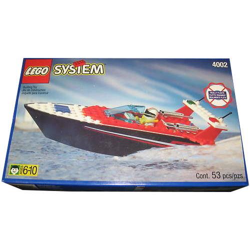 Lego Riptide Racer 4002 Boat Minifigure Building Set