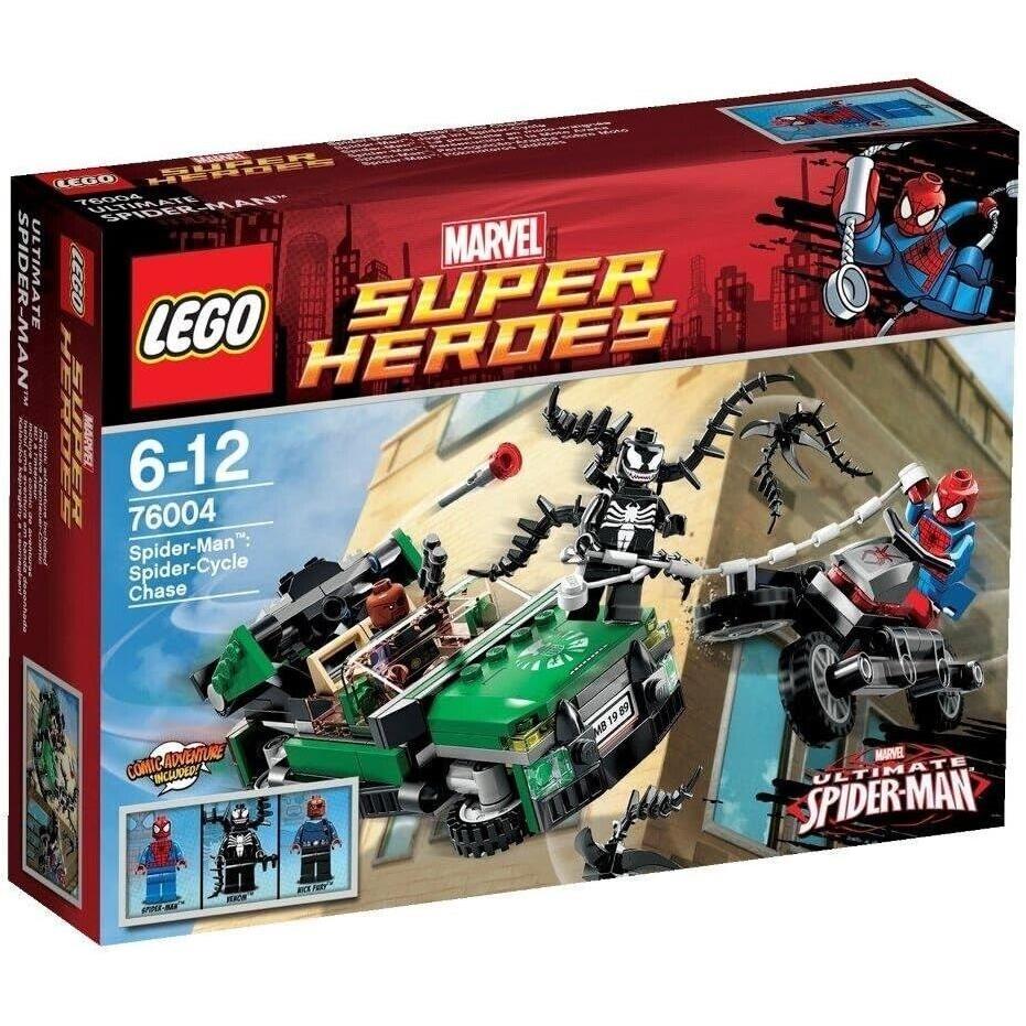 Lego Spider-man: Spider-cycle Chase 76004 Super Heroes Minifigure Building Set