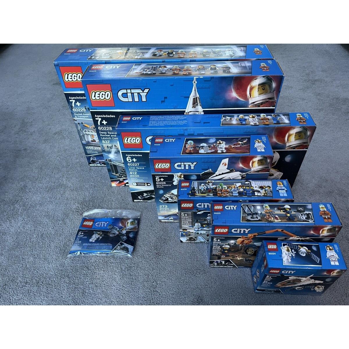 Lego City Mars Exploration Sets 8 Sets