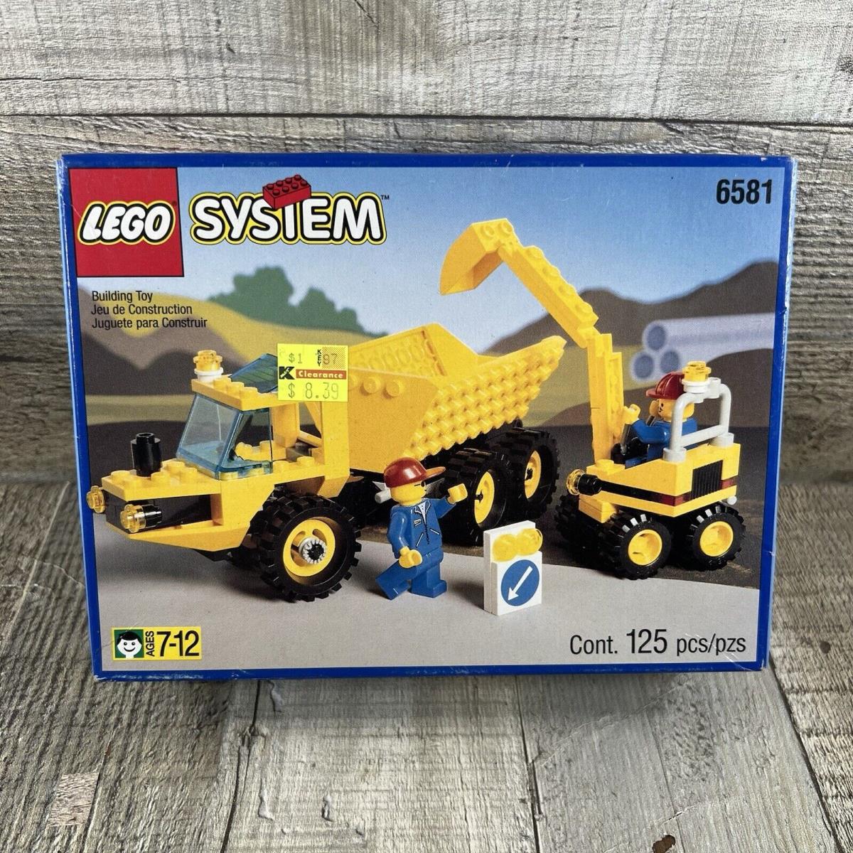 Lego System 6581 Lego Construction Dig N` Dump Vintage Retired