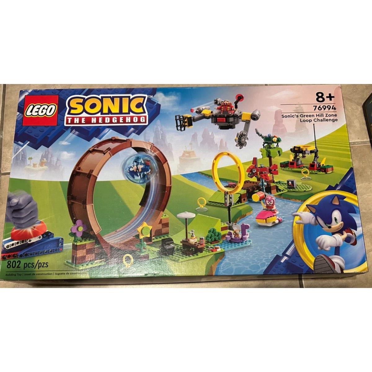 Lego Sonic Hedgehog Green Hill Zone Loop Challenge 76994 Set