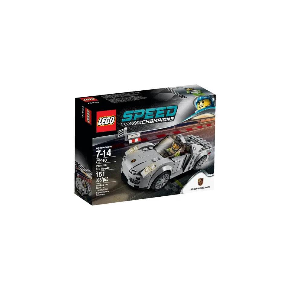 Lego Porsche 918 Spyder 75910 Speed Champions Minifigure Building Set