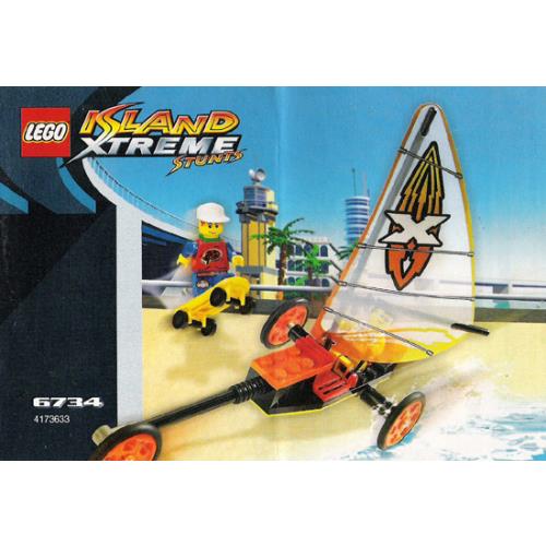 Lego Beach Cruiser 6734 Island Xtreme Stunts Minifigure Building Set