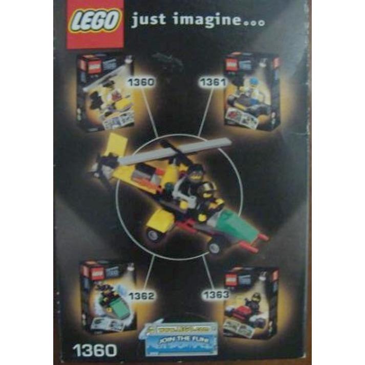 Lego Director`s Copter 1360 Studios Minifigure Building Set