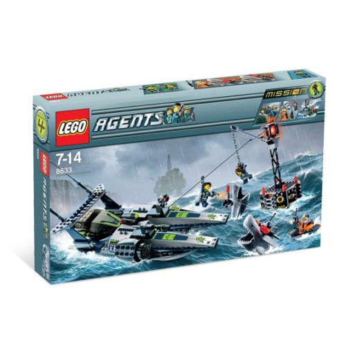 Lego Mission 4: Speedboat Rescue 8633 Agents Minifigure Building Set