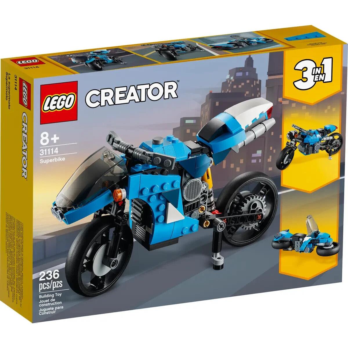 Lego Superbike 31114 Creator Minifigure Building Set