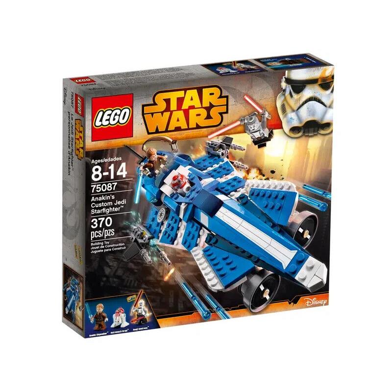 Lego Anakin`s Custom Jedi Starfighter 75087 Star Wars Minifigure Building Set