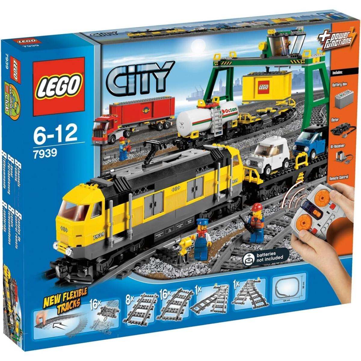 Lego City 7939: Cargo Train Hard to Find Retired Building Set