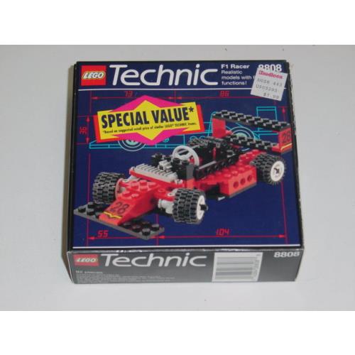 Lego Formula One Racer 8808 Technic Minifigure Building Set