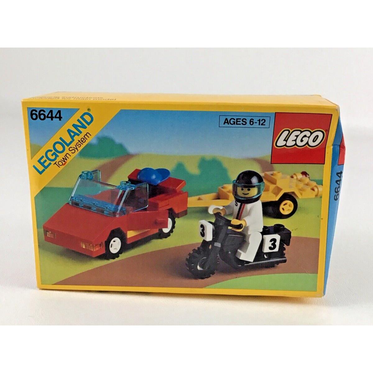 Lego 6644 Legoland Town System Road Rebel 59 Interlocking Pieces 1990