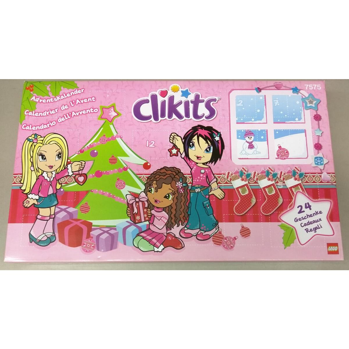 Lego Clikits 7575 Advent Calendar Christmas Gift Pink Girls Jewelry