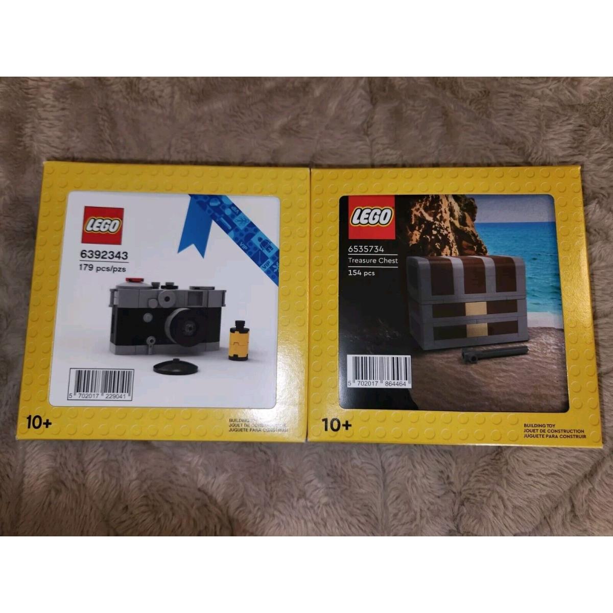 Lego 6535734 Treasure Chest 6392343 Vintage Camera New/ Sealed/ Vip