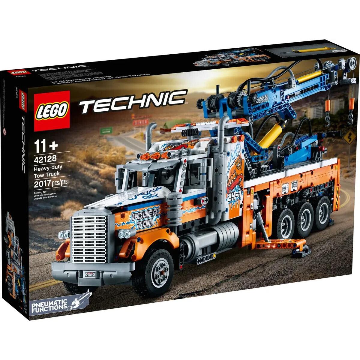 Lego Heavy-duty Tow Truck 42128 Technic Minifigure Building Set