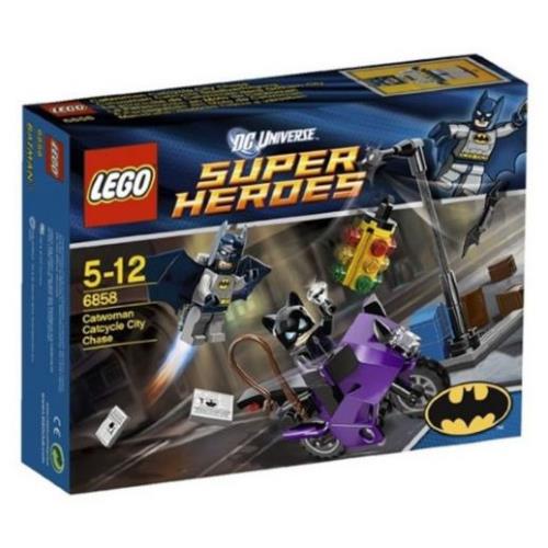 Lego Catwoman Catcycle City Chase 6858 Super Heroes Minifigure Building Set