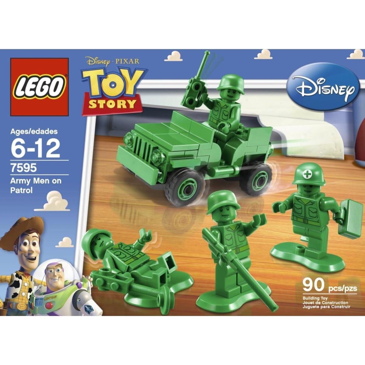 Lego Army Men on Patrol 7595 Toy Story Minifigure Building Set