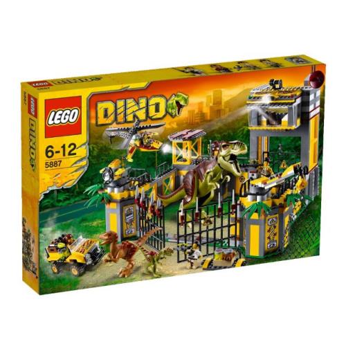 Lego Dino Defense HQ 5887 Dino Minifigure Building Set