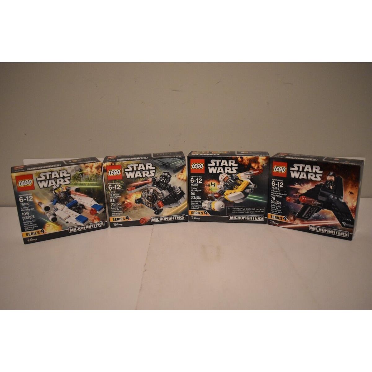 Lego Star Wars Micro Fighters Complete Series 4 - 75160 75161 75162 75163