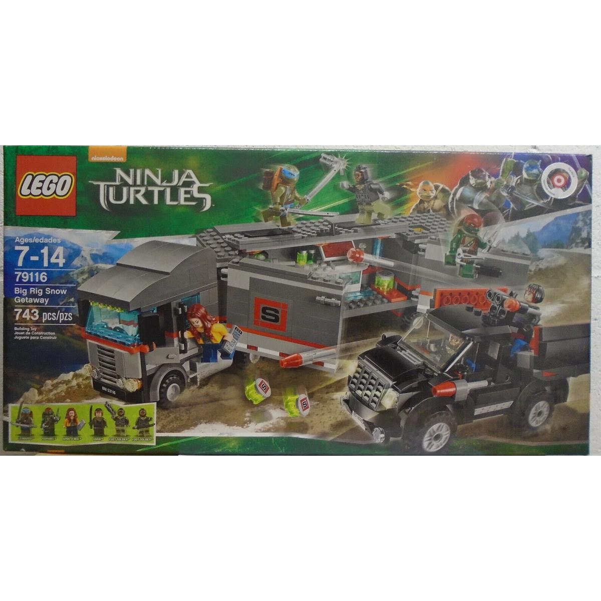 Lego 79116 Teenage Mutant Ninja Turtles Big Rig Snow Getaway Tmnt Raph